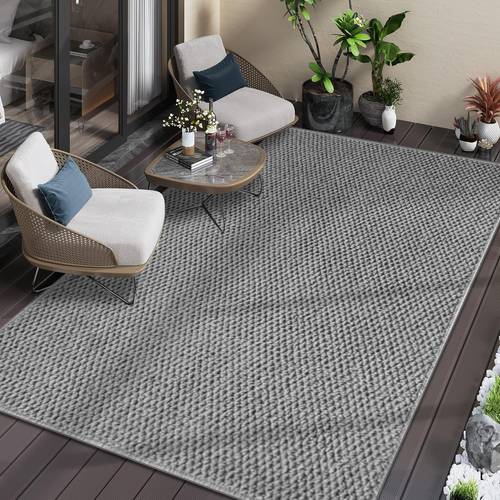 1pc modern minimalist style floor mat gray square rug suitable for rv floor mats tent mats doormats camping mats suitable for outdoor camping hiking road trips patios gardens backyard lawns and pools
