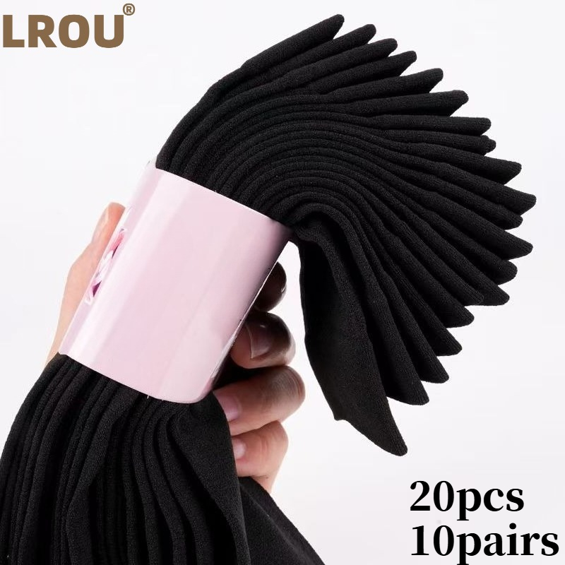 E-shop 20 Stück/10 Stück Atmungsaktive, elastische Herren- und Damensocken - Ultra-Loose, nicht-befestigende Spitze, elastische Öffnung für einfaches