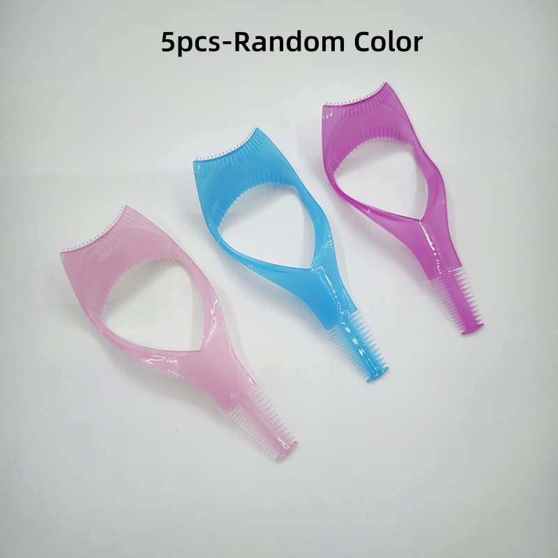 TEMU 5pcs Random Colors, 3-in-1 Crystal Eyelash And Eyeshadow Makeup Tool, Multifunctional Eyeliner Aid, Electric Precision Eyeliner And Eyelash