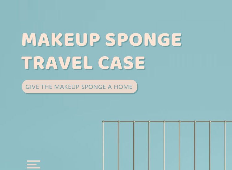 1pc Clear Travel Makeup Sponge Holder, Mini Transparent Plastic Cosmetic Puff Storage Case, Portable Sponge Organizer for Beauty Blenders and Applicators