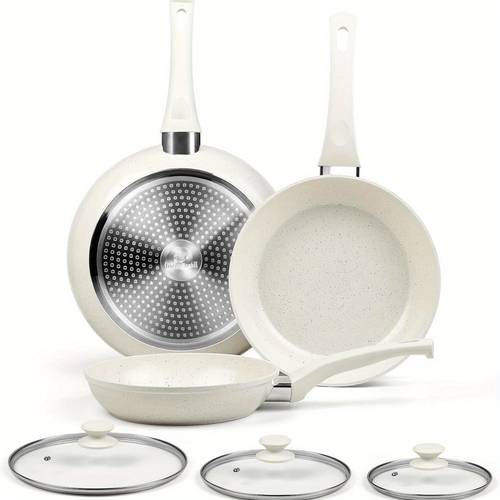 ceramic frying pan set set of 3 non stick frying pans white ceramic induction cookware nonstick omelette egg frying pan set kitchen cooking pan set