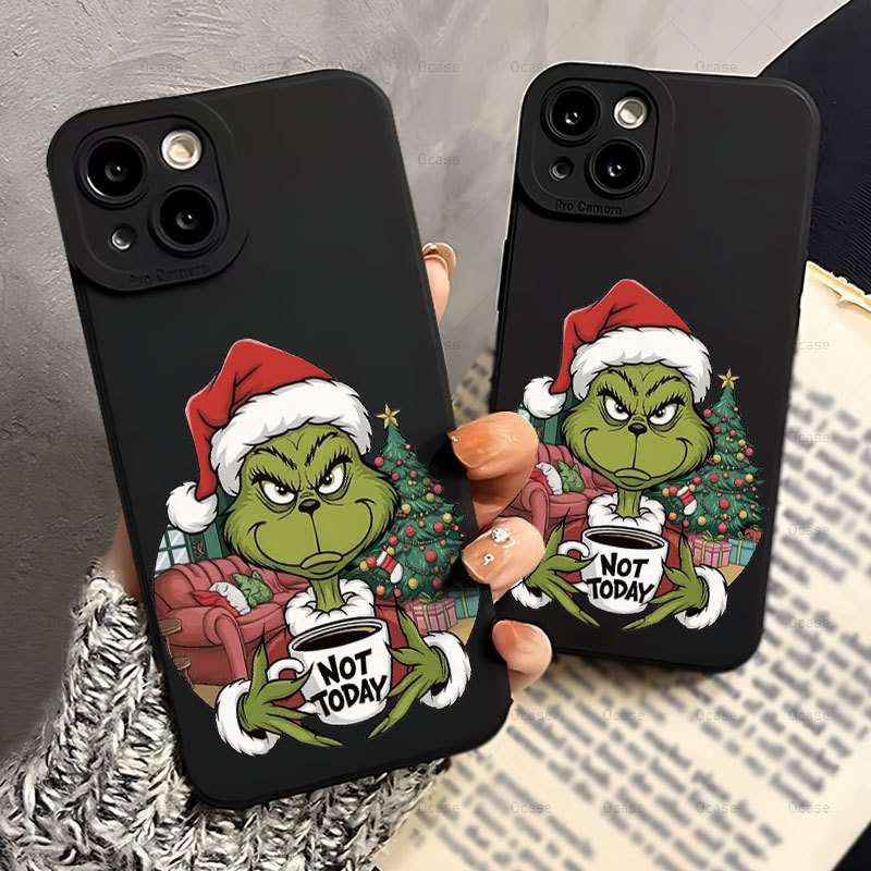 

Phone Christmas Pattern Uv Phone 360 For Iphone 11 12 13 Xr X/ Xs 7 8 Se For Smartphone