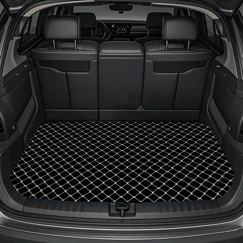 TEMU Trunk Liner Compatible For Suv, Sedan, Crossover Vehicles - Heavy-duty , , Durable Trunk Mat, Cargo (fits Most)