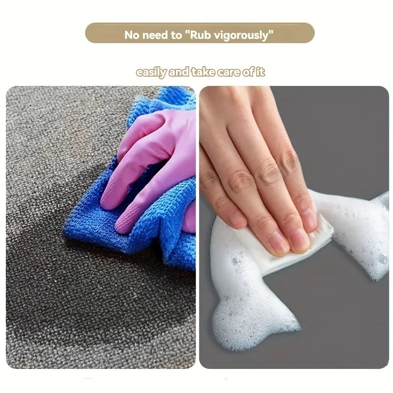 deluxe thick non slip mud mat soft absorbent quick drying elegant gray and golden kitchen bathroom entrance durable rubber backing hand wash only Product details 6