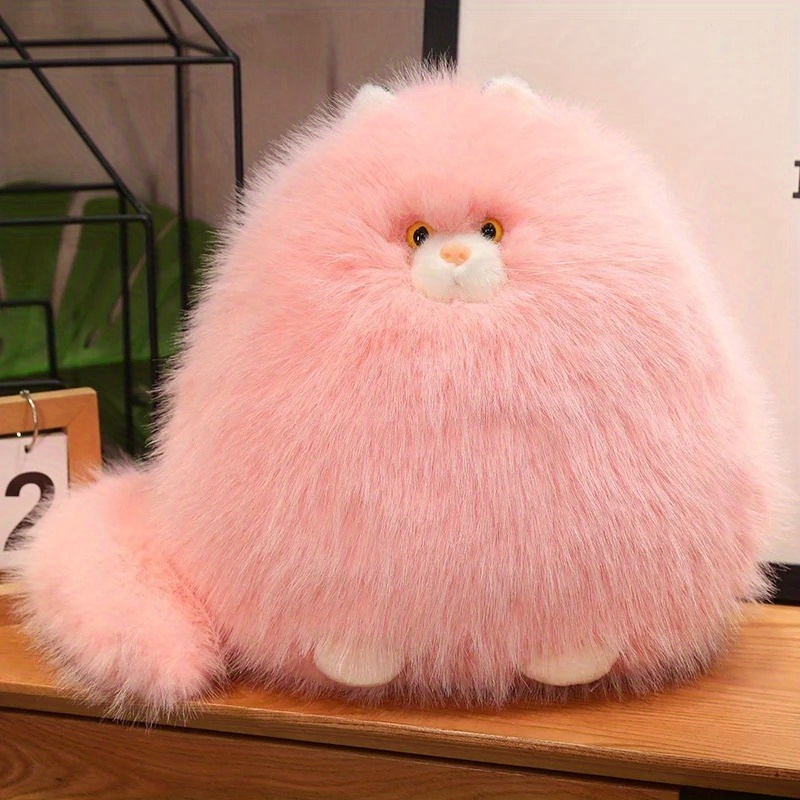 1st bedårande mjukisdjur kattleksak mjukt rosa vit fluffig - Temu Sweden