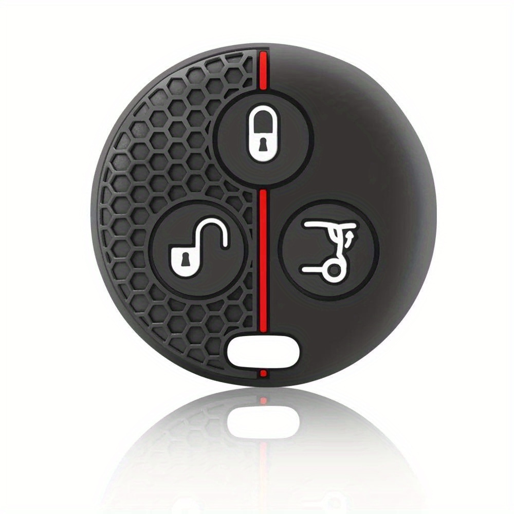 Rubber Car Key Cover, Suitable For Mercedes-benz Smart 450 And Forfour City