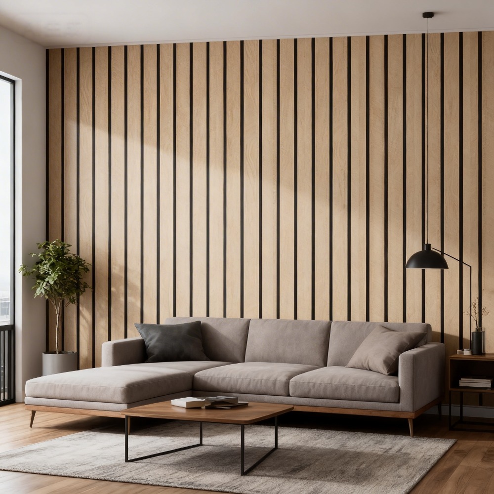 TEMU 3d Wood Grain Wall Panels, Self-adhesive Foam Thickened Wallpaper, Waterproof And, Home Decoration Wall Stickers, Peel And Stick, Easy To Clean