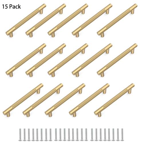 15 pack cabinet pulls 5 inch 128mm hole center drawer pulls cabinet hardware kitchen cabinet handles for bathroom