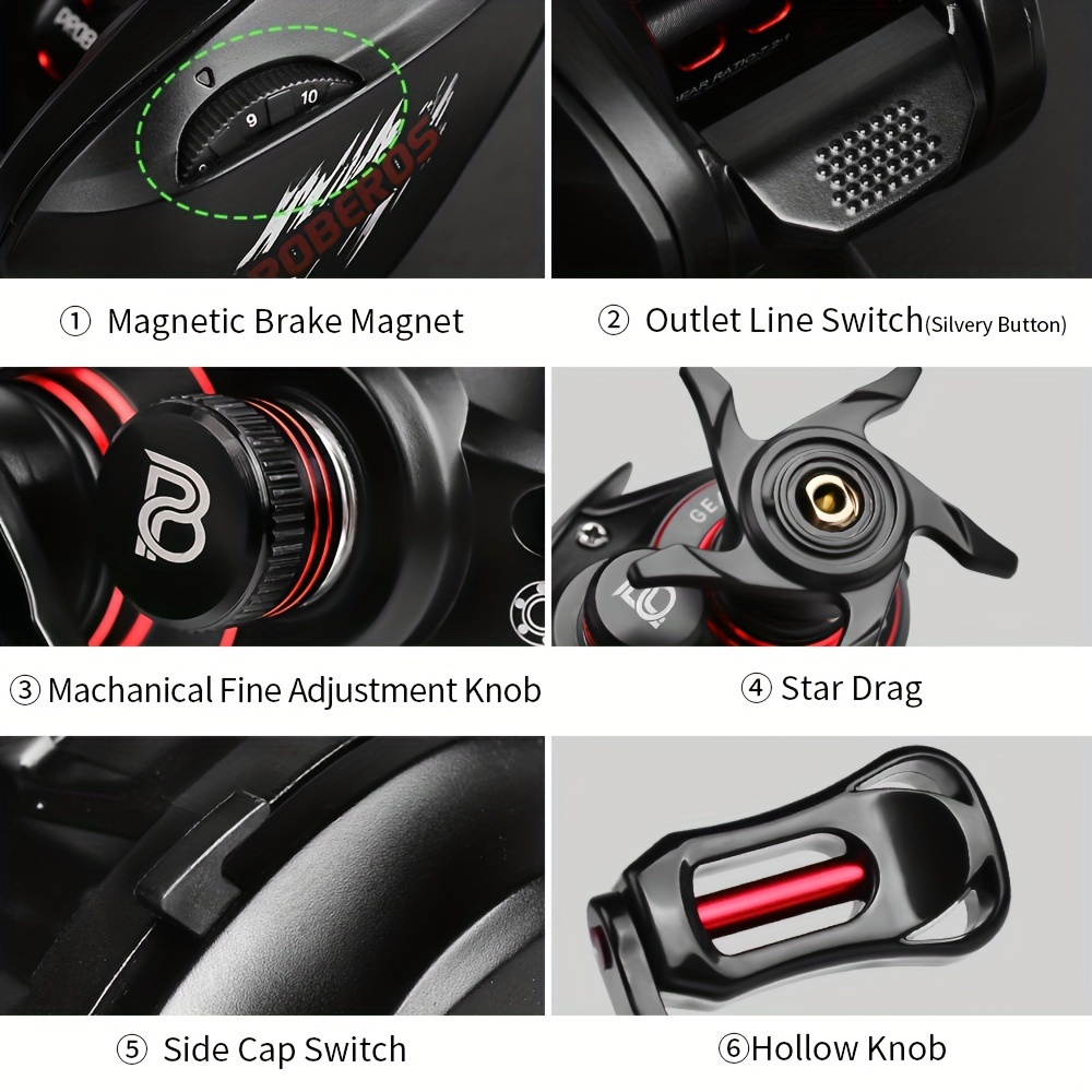 Ultra Light Baitcasting Reel Image 13