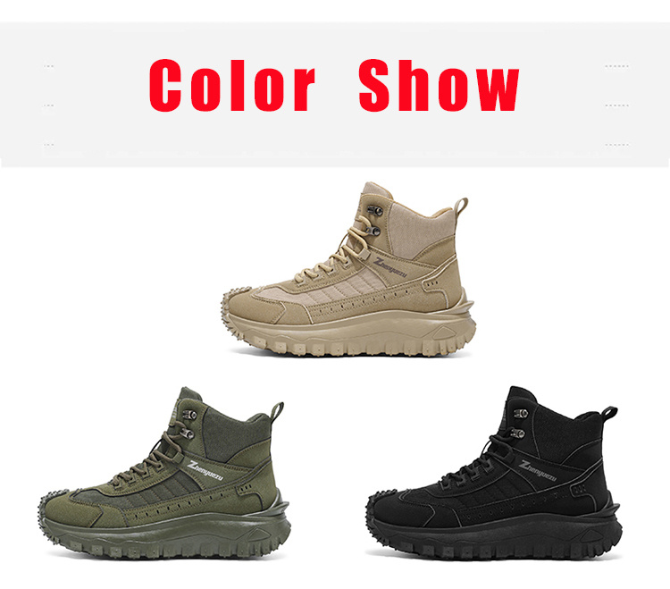 Nuevos Botas de Senderismo Deportivas de Caña Alta Oversize para Otoño, Cómodas Zapatillas Casuales Ligeras de Suela Gruesa, Adecuadas para Actividades al Aire Libre Durante Todo el Año, Caminar, Viajar, Escalada y Equipo de Camping