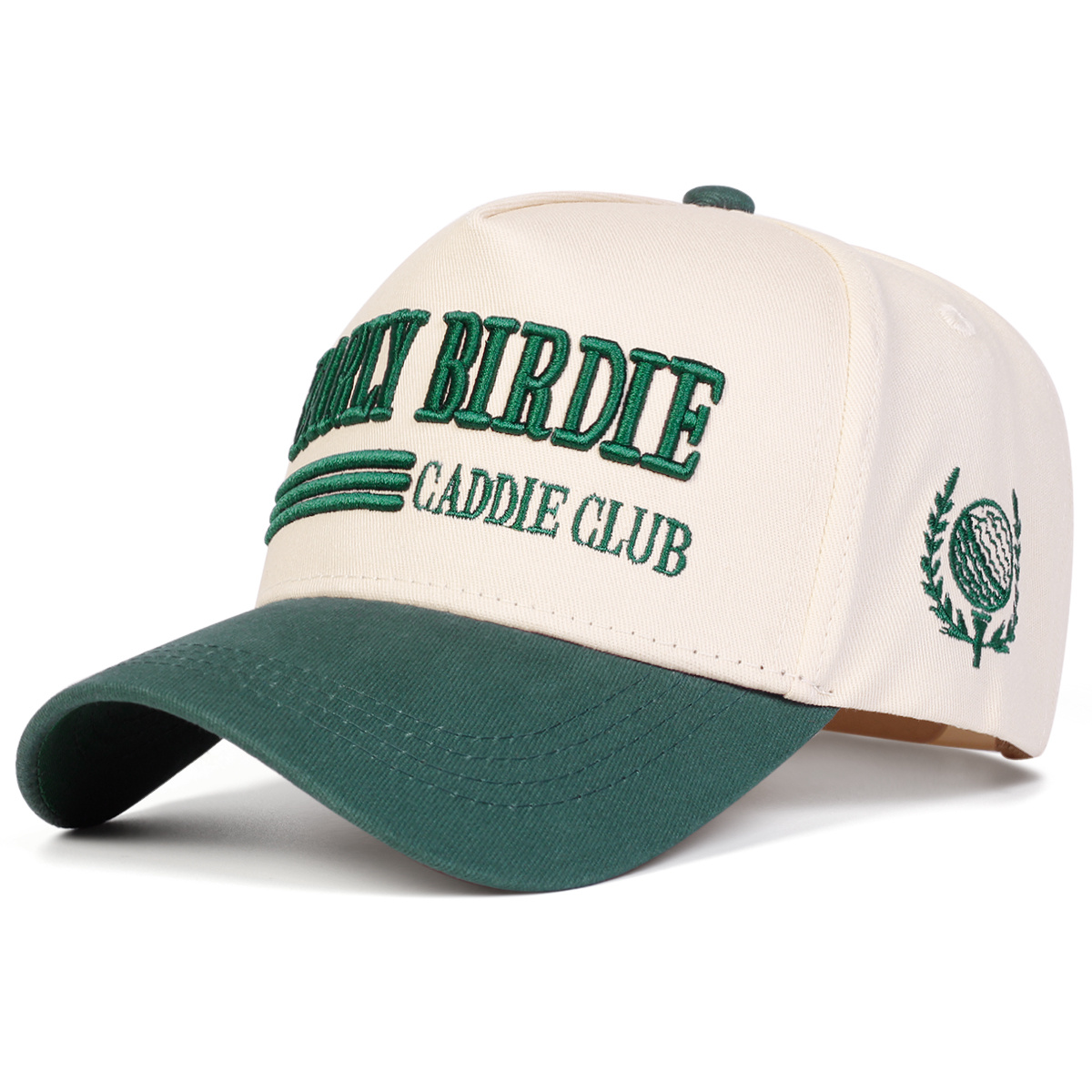 TEMU 1 Casquette de baseball brodée pour homme, chapeau décontracté tendance réglable pour l'extérieur, convient pour de printemps et d'automne, les