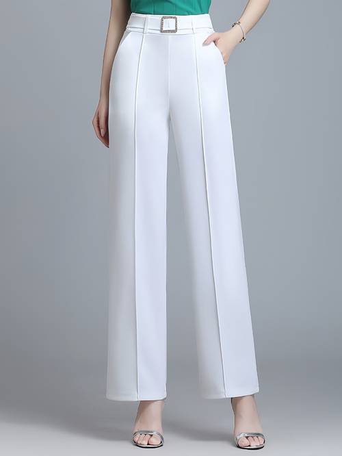larawan ng item pantalon para sa babae: high-waisted, straight, at micro-pants