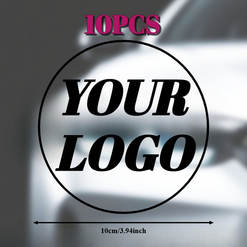 TEMU 5-10pcs Of Large-size Uv Transfer Stickers - Round, Square, And Rectangular Shapes - Personalized Diy Customization With Uv Printing And