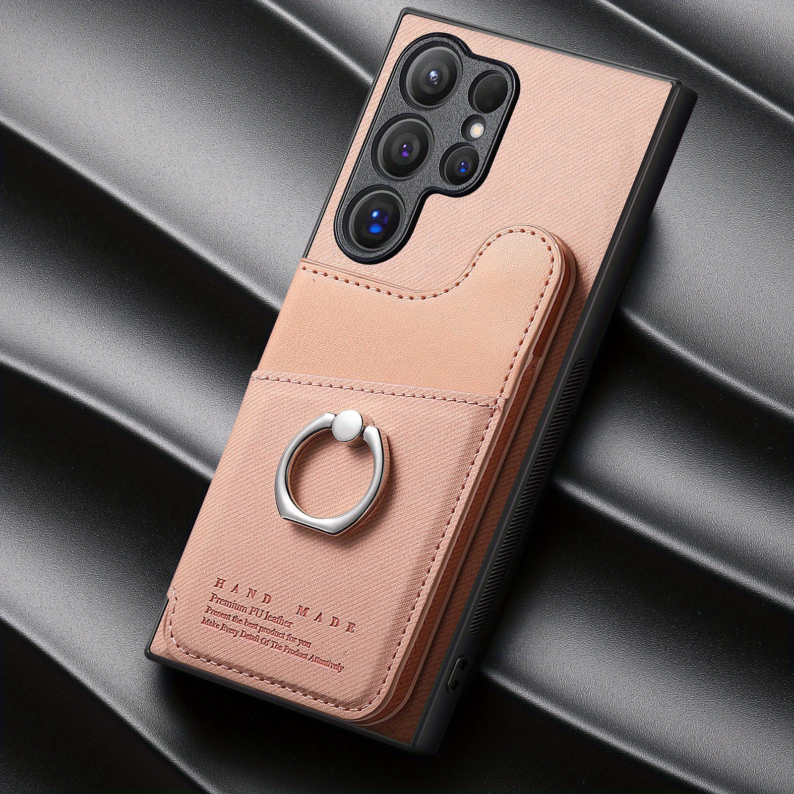 TEMU Phone Case: New Card Slot Holder Stand Case Compatible With Galaxy S25 Holder Phone Case For S23 /s24 /s25  Protective Cover