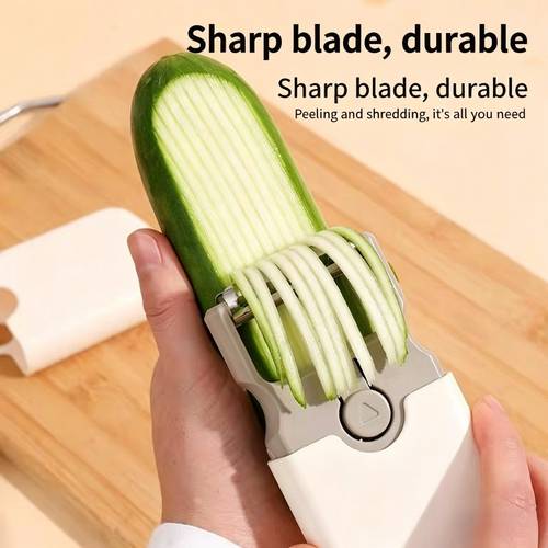 3 in 1 multi function vegetable slicer peeler stainless cutter julienne portable kitchen tool for fruits and vegetables such as potatoes carrots etc
