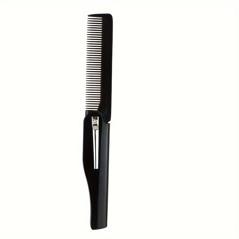 A Practical Folding Oil Head Comb, Fine-toothed Hair Comb, Beard Comb, Portable Grooming Comb, Suitable For Hair And Beard Care