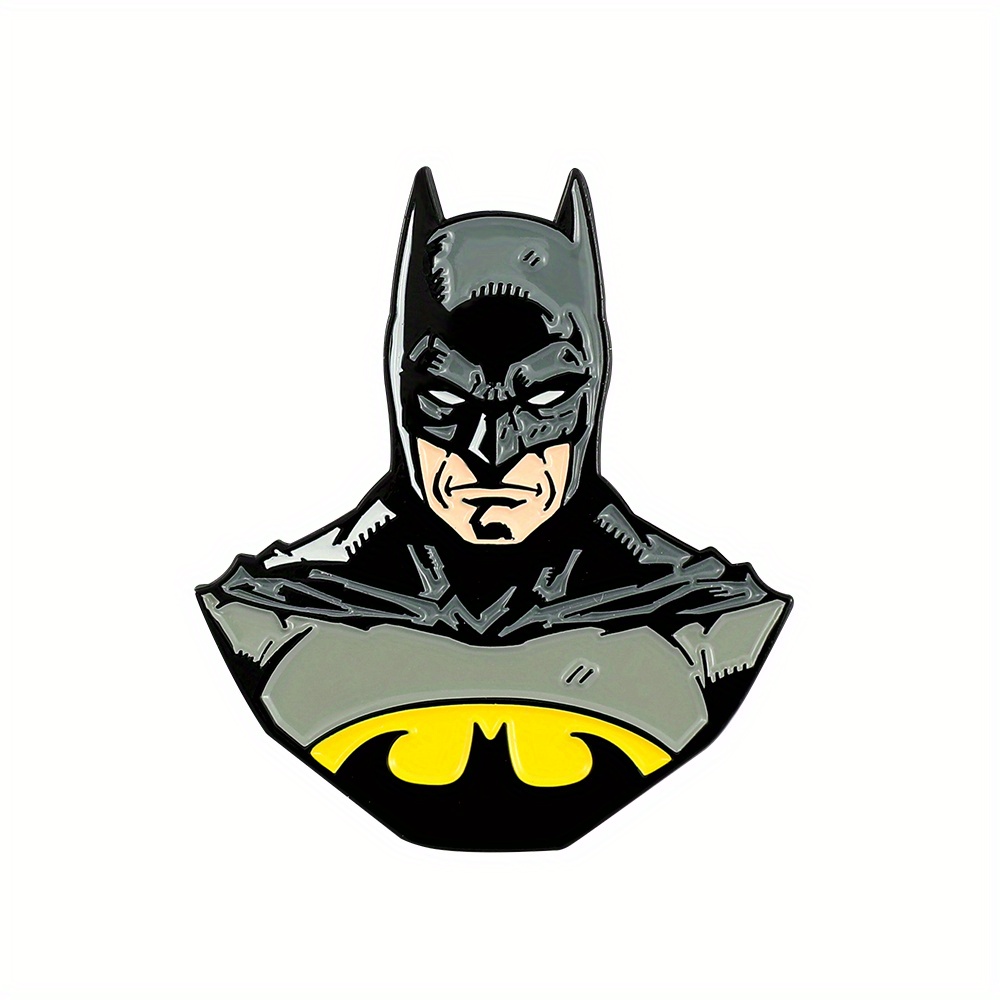 1pc Wb Enamel Pin - Alloy Metal Badge With Black & , Perfect For Jackets, Backpacks, And Clothing Accessories, Ideal Gift For Fans, Jacket Embellishment | Pin | Durable Pin Design