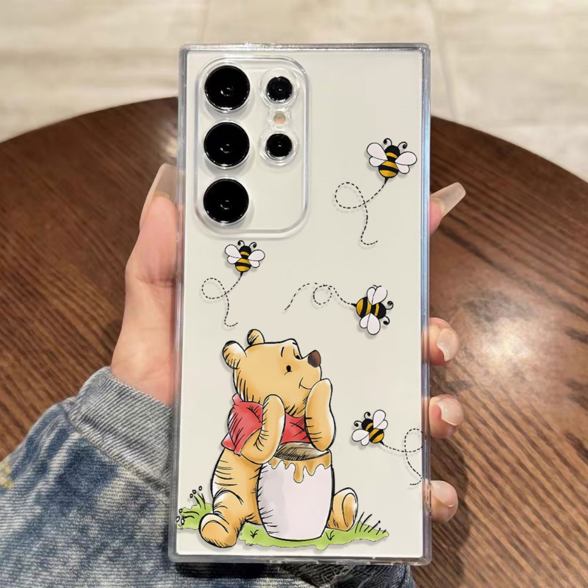 TEMU Phone Case - Winnie The Pooh Honey Bees Phone Case, For For Galaxy