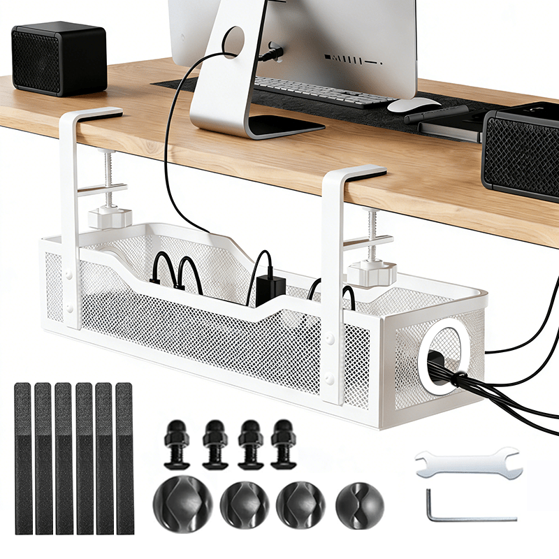 under desk cable management sold on Temu United States
