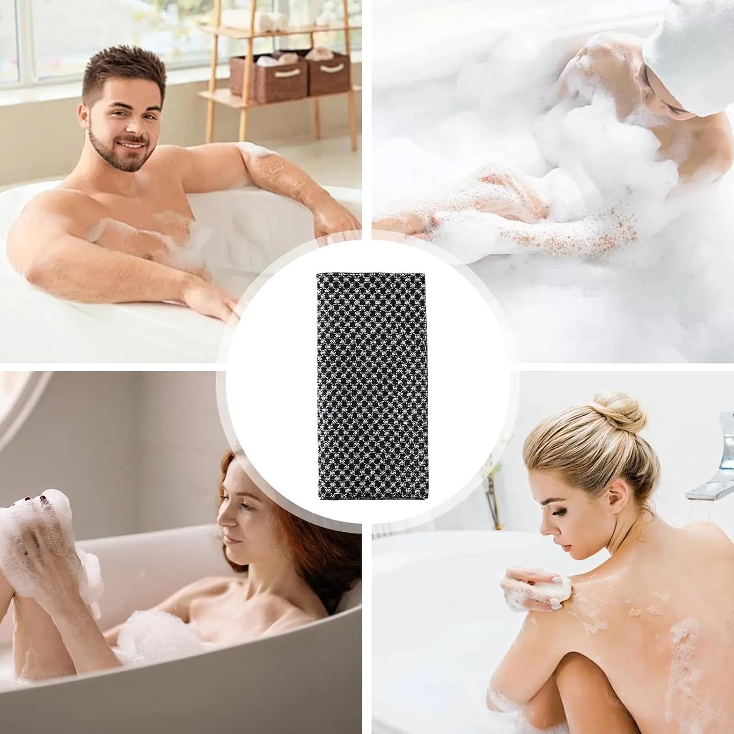 2 4pcs blissal shower towel japanese exfoliating towel extra - Temu