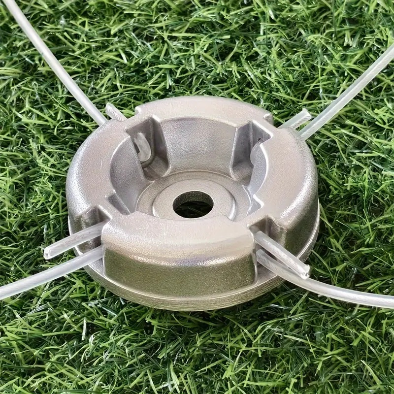 TEMU 1pc Grass Trimmer Head With Universal Adapter Kit, Compatible With Most Straight Shaft Rope Trimmers, , And Trimmers