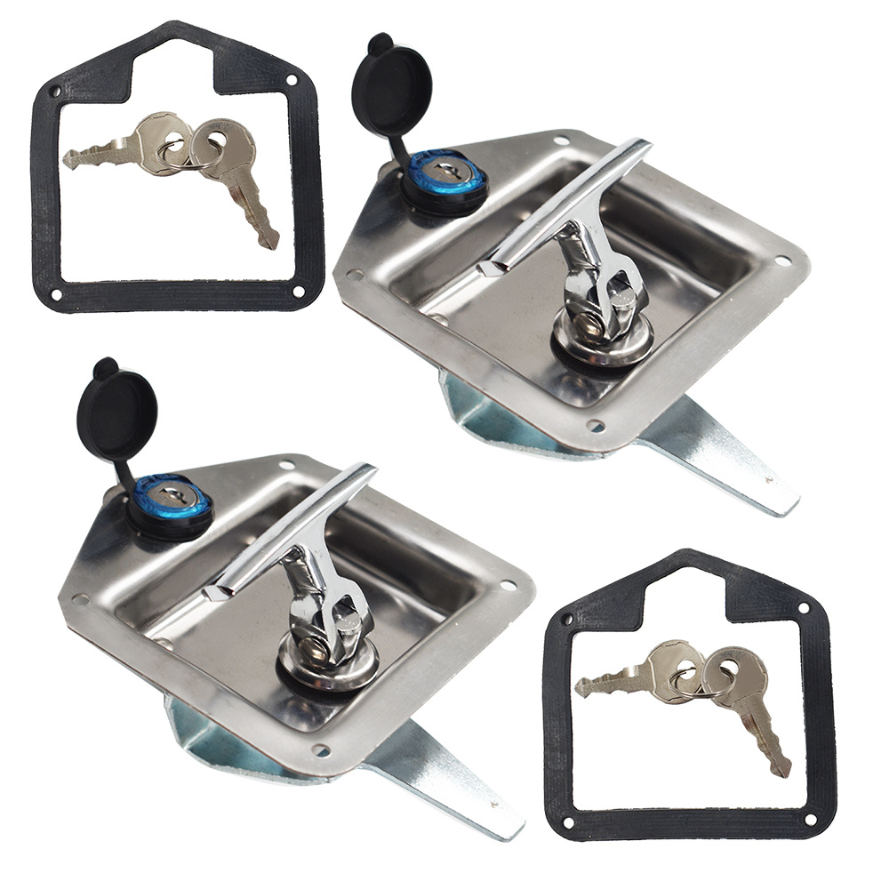 TEMU 2x T Handle Locks Tool Box And Keys Stainless Steel Tool Box Trailer Ute