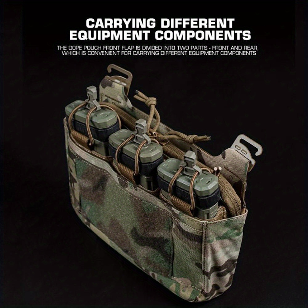 4-teiliges set jagd-beutel     plate-carrier-brustgeschirr-zubehör airsoft-weste dope frontklappen-rucksack dreifach-kängurutasche