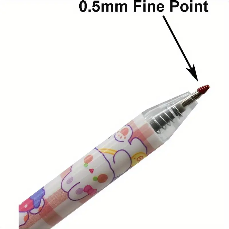 12pcs rabbits carrots gel pen cute cartoon pens retractable printing pen black ink for students ply, ink gel pens, cute pens bulk, needle tip pens, fancy pen, school pens, note taking pens, retractable gel pens, retractable pen, bulk gel pens, aesthetic, fancy , smooth ink flow, precise needle tip, students school supplies Product details 3