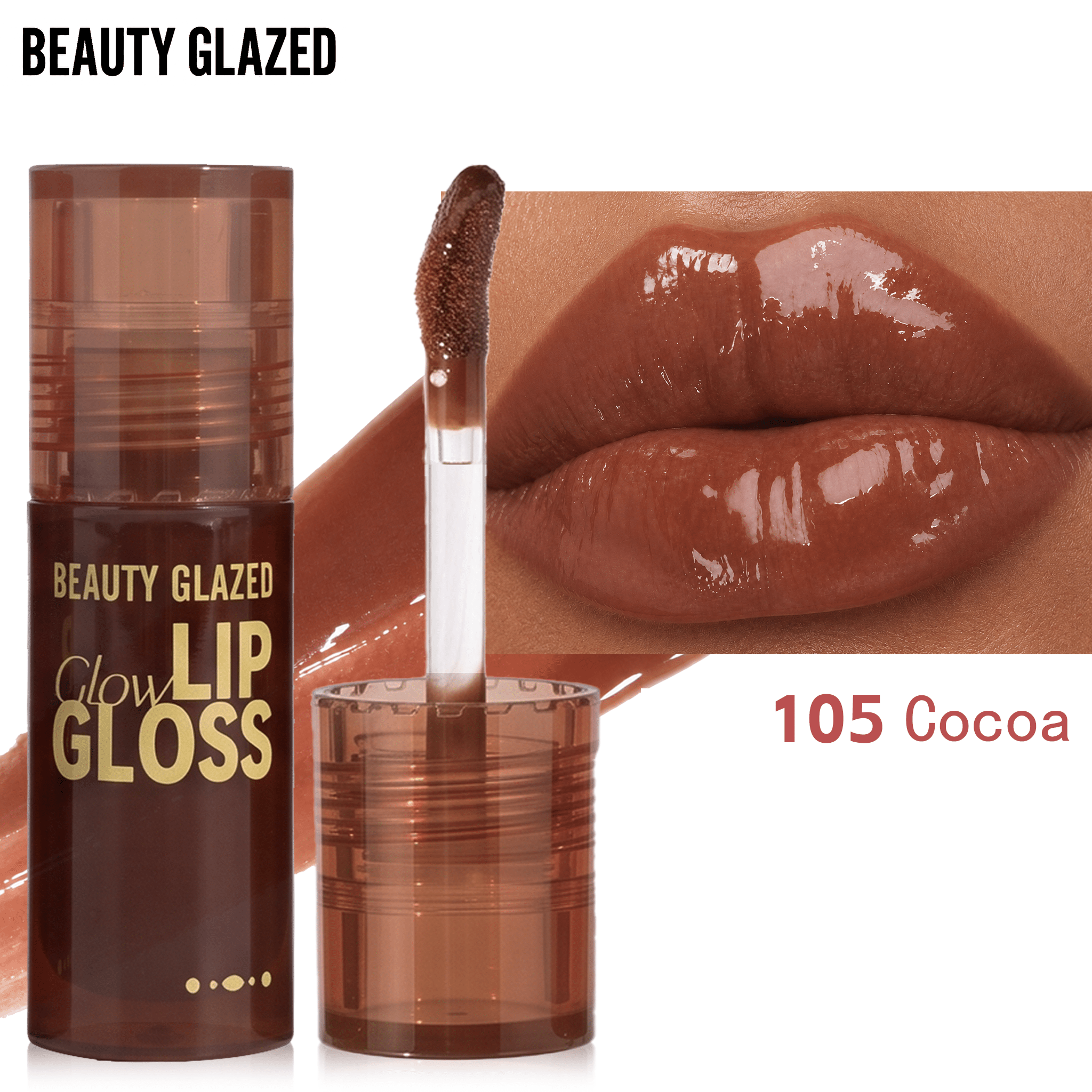 6 Colors BEAUTY GLAZED Hydrating Liquid Lip Gloss