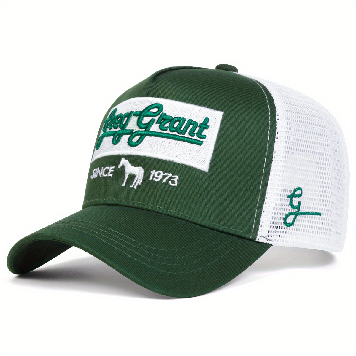 TEMU Men's Embroidered Baseball Cap Outdoor Sports Hat Adjustable Fashion Casual Hat Suitable For Spring Summer Travel Beach Party