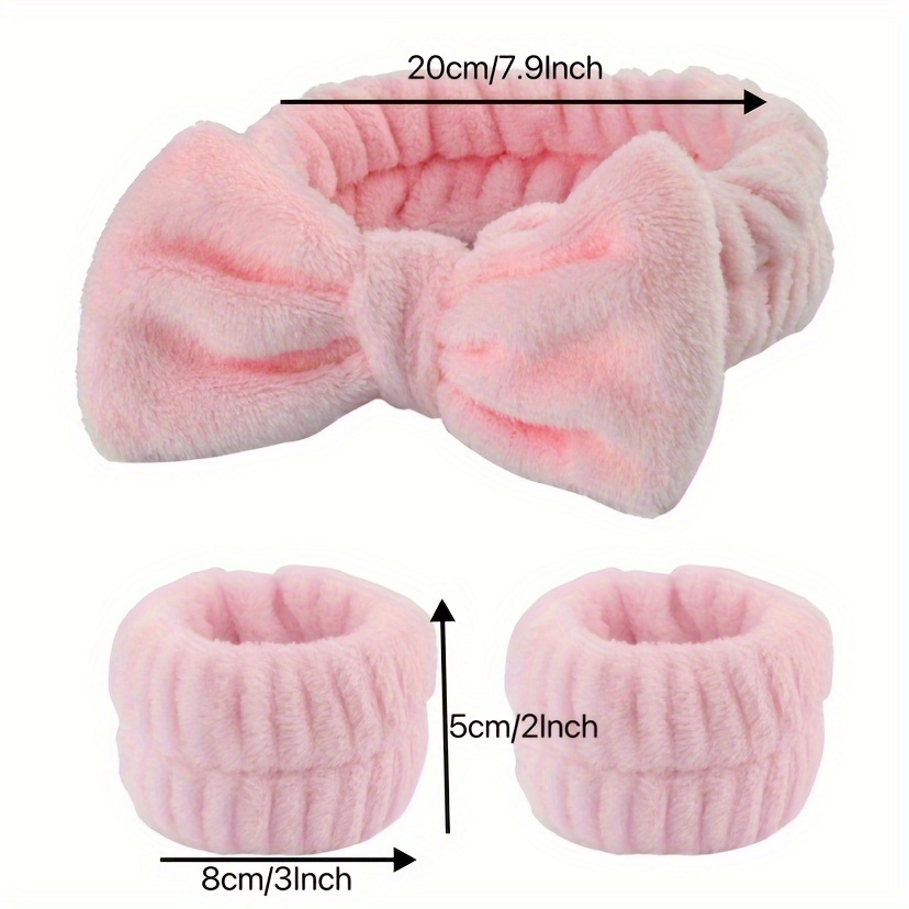 Women's Soft Plush Bow Headband| Suitable For Face Washing And Makeup Scenes, Multiple From, Comfortable And Practical Hair Accessories