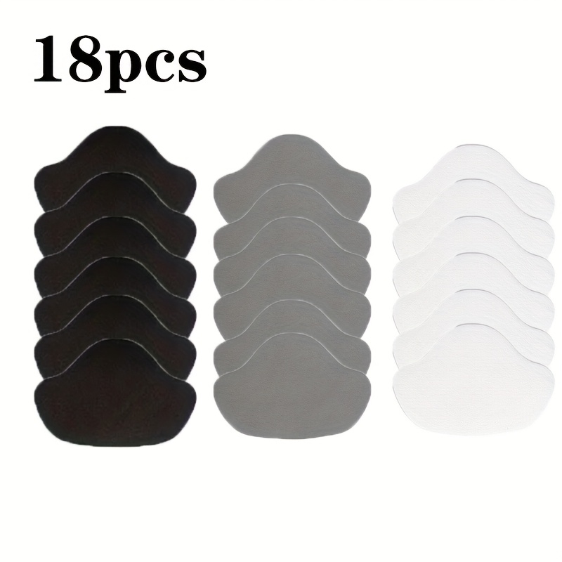 Image of 18pcs Self-adhesive Shoe Heel Protectors Anti-friction Anti-wear Pads For Shoes, Sneakers Boots Repair Wear Tear, For Walking, Travel Sports