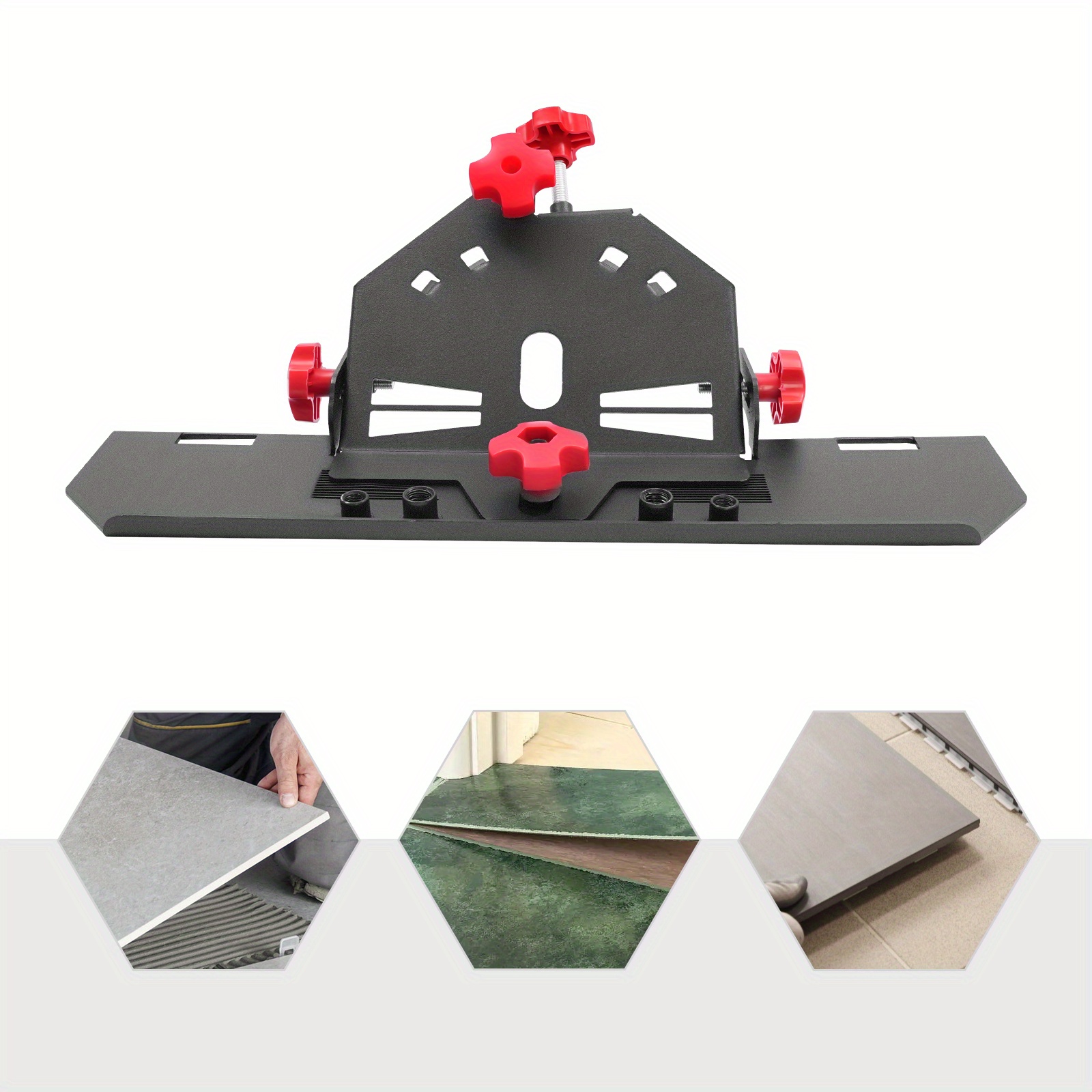 Image of Gdrasuya10 Angle Chamfer Bracket, A Stand For Ceramic Tile Chamfering, Designed For Use With 115/125 Type Angle Grinders