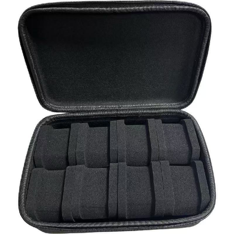 TEMU Portable 8-slot Eva Watch Storage Case, Shockproof Watch Carrying Bag, Protective Travel Organizer Holder For Multiple Wristwatch Collections