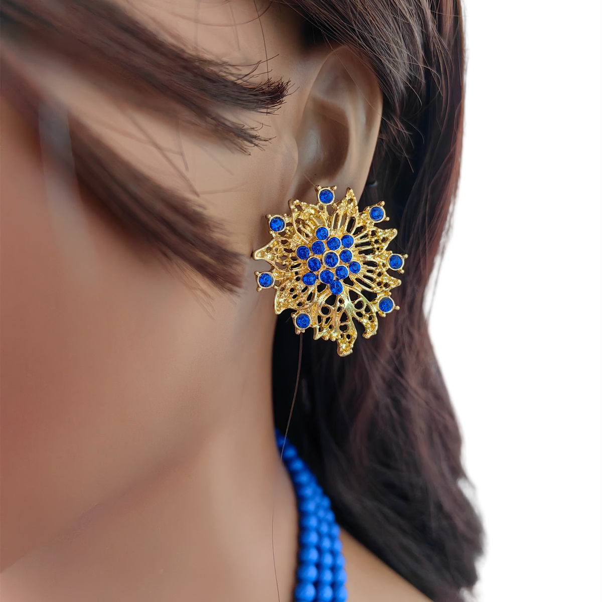 Middle Eastern Women's Triple Row Jewelry Set