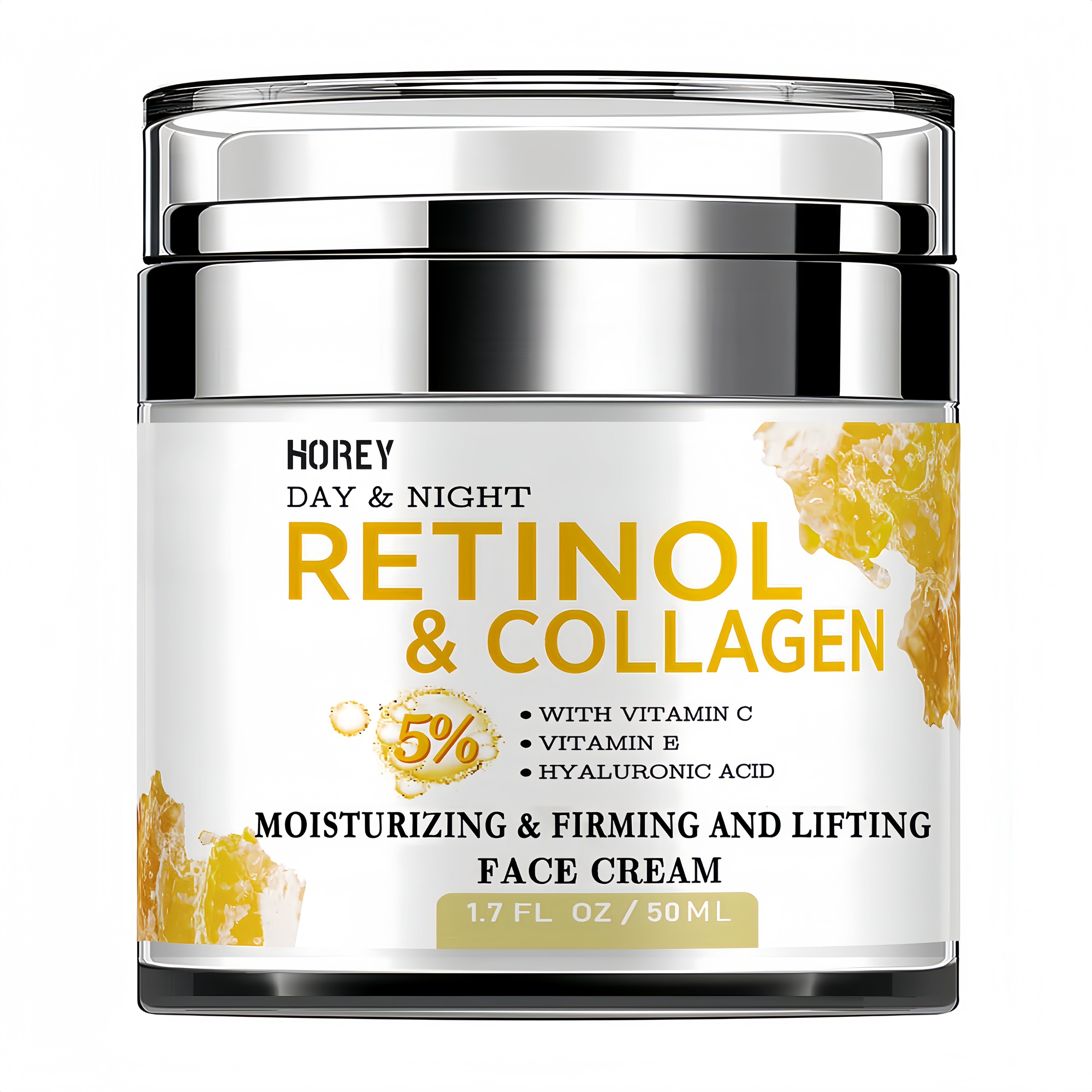 TEMU Cream With Retinol And Hyaluronic Acid, Designed For Skincare. It And The Skin, Suitable For Use On The Neck. Provides An And Brightening Effect
