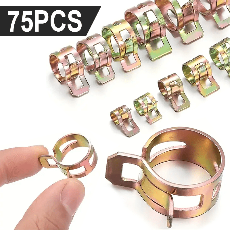 22.4mm-25.6mm 304 Stainless Steel Adjustable Tube Hose Clamps Silver Tone 20pcs