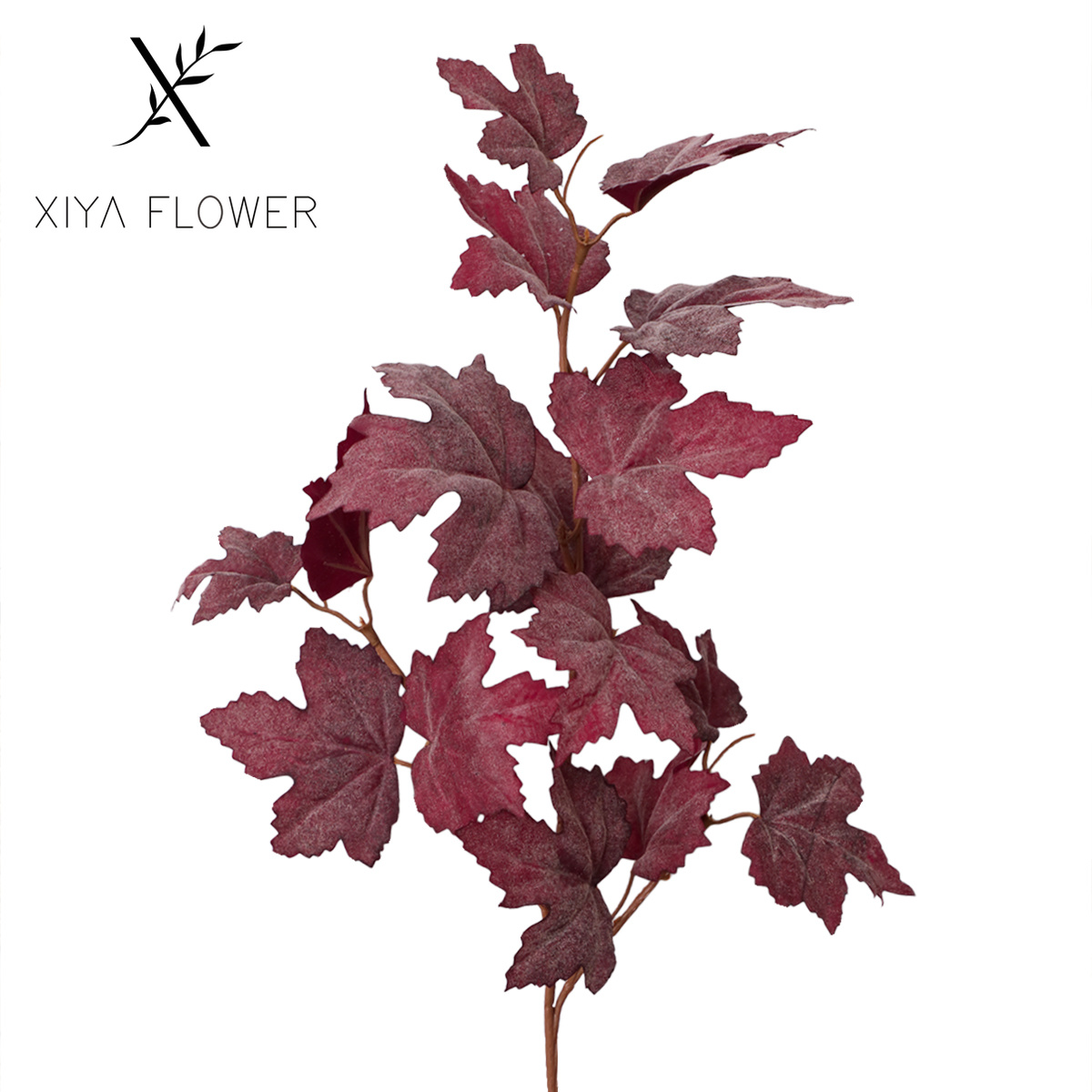 TEMU 1pc Artificial Wine Leaf Branch, Pe Material Artificial , Suitable For Courtyard Entrance, Dining Room, Living Room, Bedroom, Garden Decoration,
