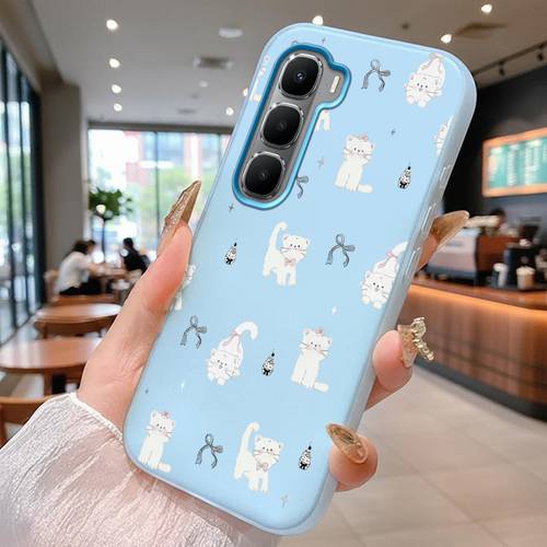 phone case compatible with hot 60i hot 50 4 60 pro hot 60 pro hot 60 hot 50 pro 4 50 pro 4 flexible tpu phone case fashion minimalist macaron feel in1 tpu shockproof anti fall soft cover