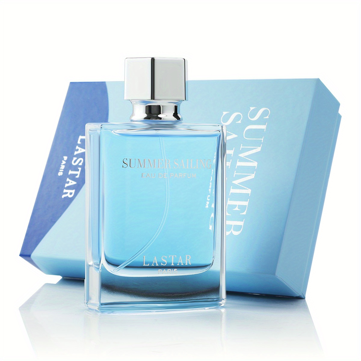 LASTAR Eau de Parfum pour Homme, Parfum Classique Frais et Aromatique, Fragrance Longue Durée aux Notes de Mandarine, Lavande, Patchouli et Cèdre, Parfum Quotidien, Boîte Délicate, 1.69 fl.oz