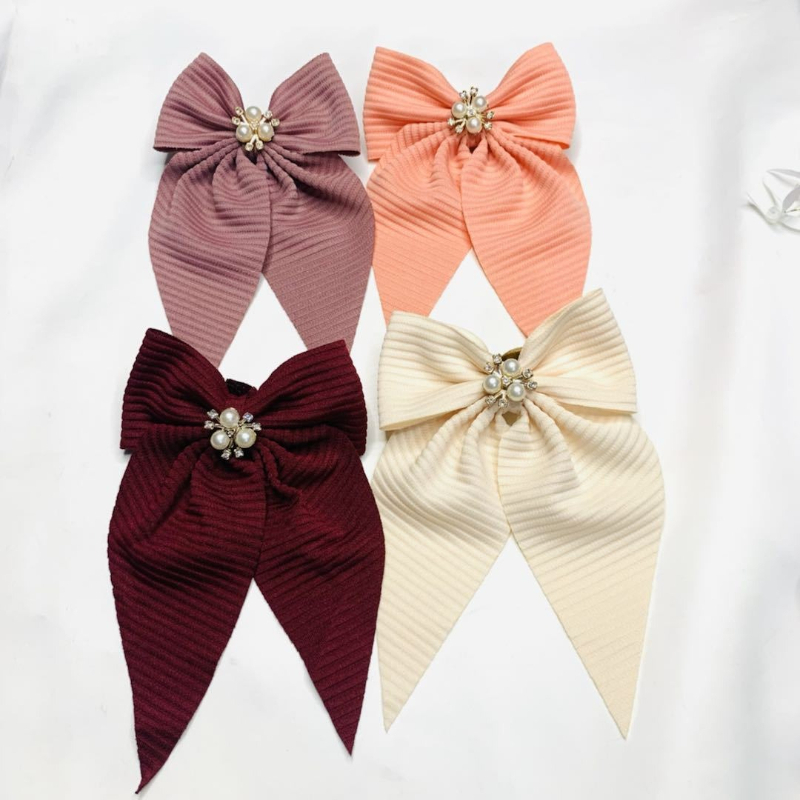 20/30pcs Elegant Hair Accessories Set with Rhinestone Bow Barrettes