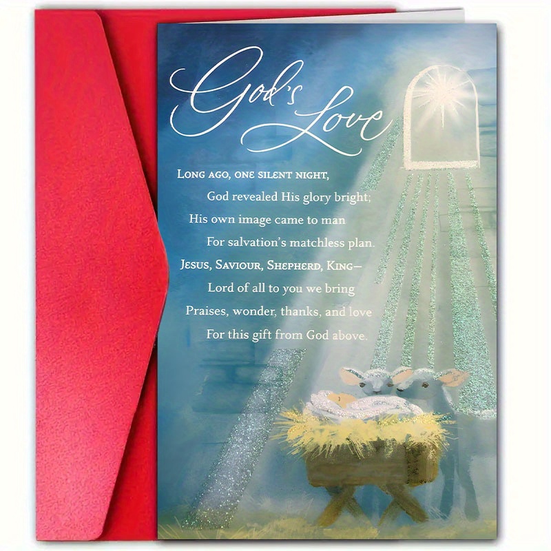 Jolie Carte De Noël XL - Cœurs De Noël - Tout Le Monde Obtient Ce