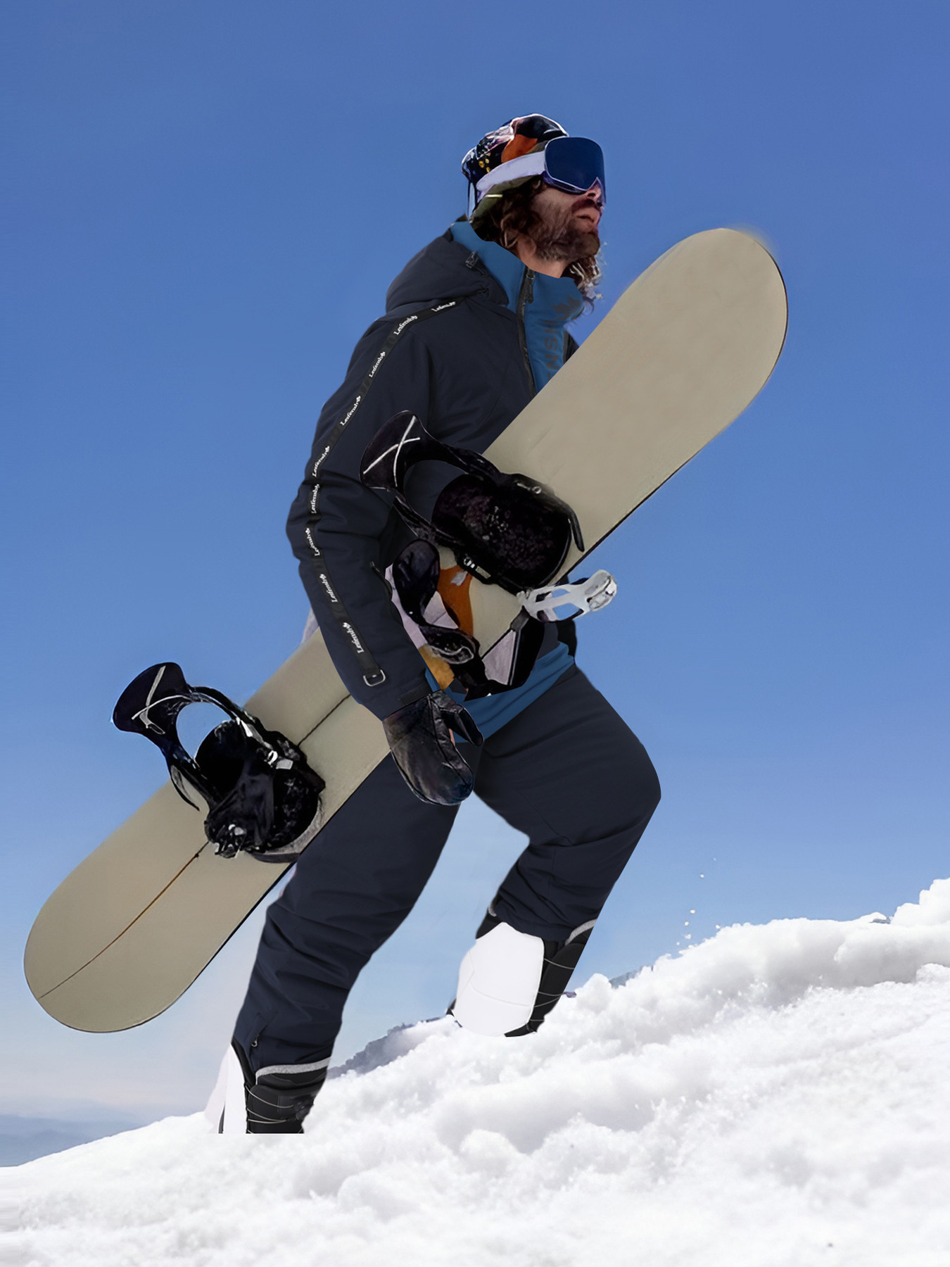Men's Outdoor Casual Winter Sports Ski Suit, 2pcs Set