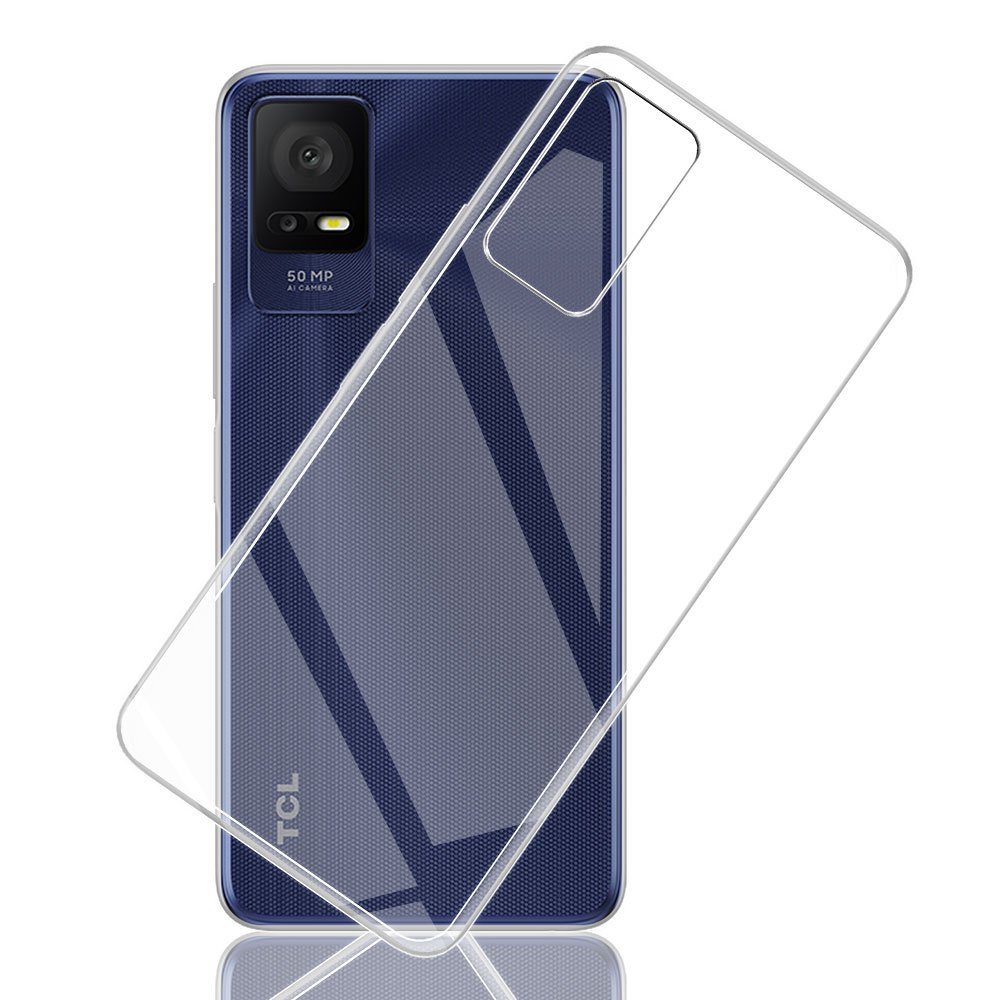 TEMU Phone Case: Transparent Hd Tpu 6.6-inch Phone Case For Tcl 405, 406, 408; Drop-proof And Shock-resistant Protective Cover For Tcl 408, 406, 405