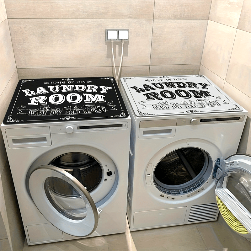 TEMU 1pc Of Pad For Washing Machines And Dryers, Measuring 23.6 By 19.6 Inches, Designed To Be Non-slip And Washable, Ideal For Home Kitchens And Laundry Rooms