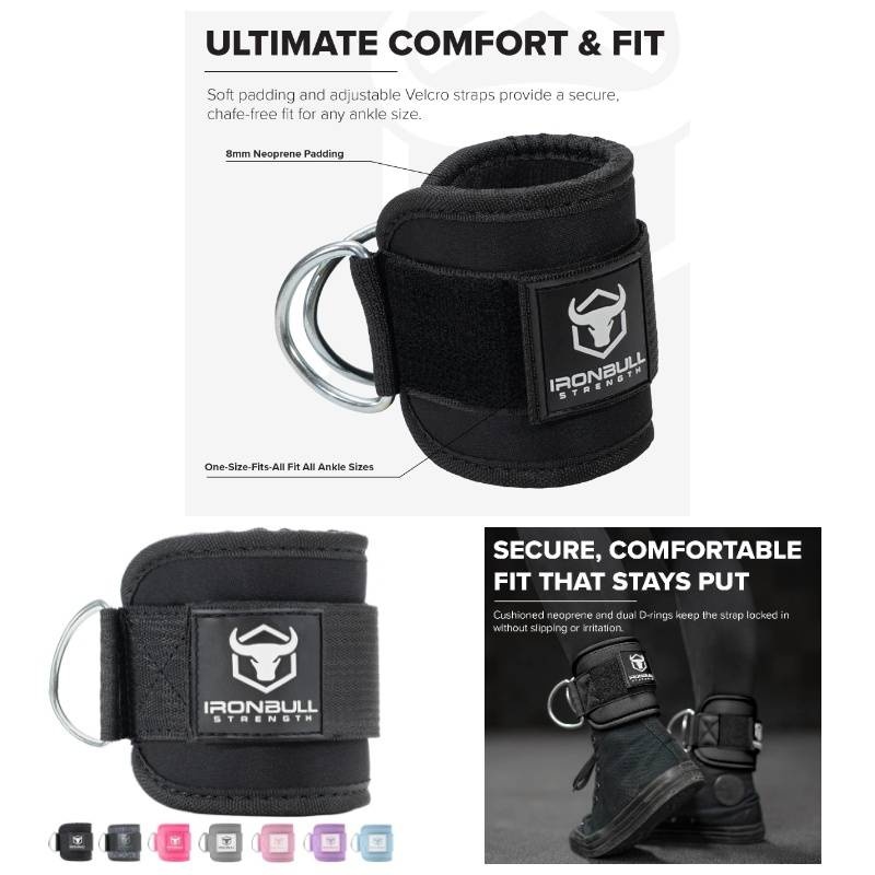 Sangle de cheville réglable pour haltères - Sangle d'entraînement Tibialis pour extension de jambe - Sangle de poids réglable pour extension de jambe