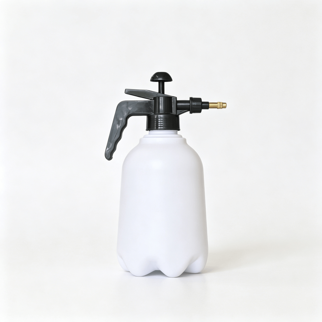 TEMU Pulvérisateur à pression à pompe manuelle de 2 litres, flacon de pulvérisation portable pour jardin et nettoyage avec en laiton réglable