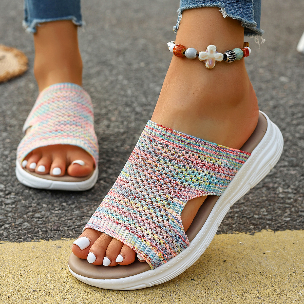 TEMU Pantuflas de moda para mujer