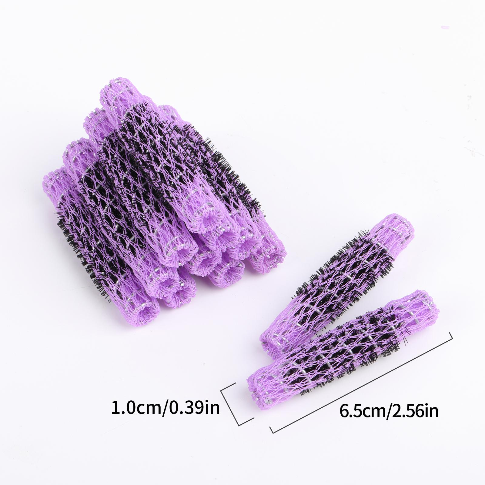 TEMU Heatless Hair Curlers, Hair Rollers For Women Provide Lift And Volume, Assorted Sizes And Colors, 12 Count