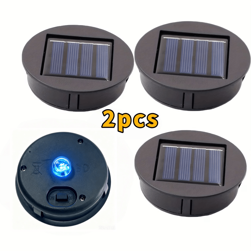 TEMU 2pcs Outdoor Solar Lampshade Set, Suitable As Replacement Parts For Outdoor Pendant Lights, Wrought-iron Pot Lights, Solar Lights, And Table